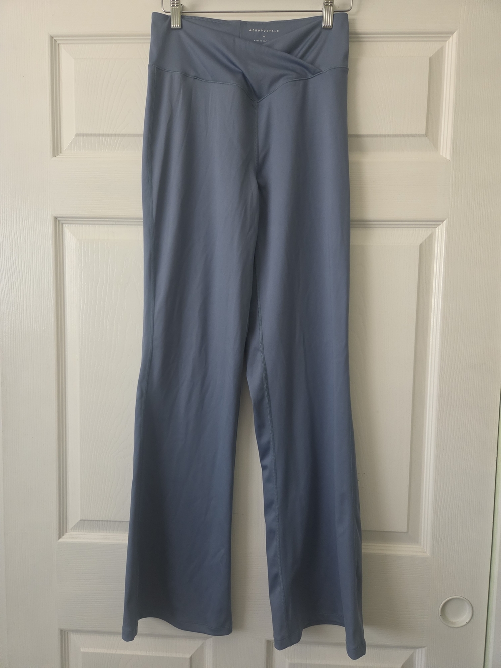 Aeropostale Slate Blue Flare Yoga Pants Women's Medium